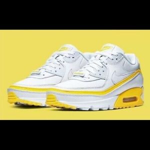 Undefeated X Nike Air Max 90 White/Optic Yellow